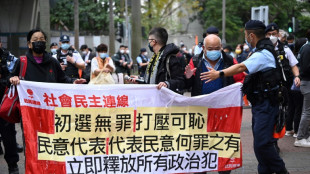 Gr&ouml;&szlig;ter Prozess gegen Demokratieaktivisten in Hongkong begonnen