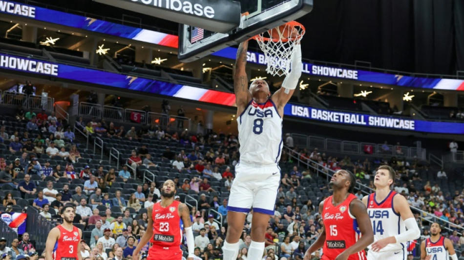 Young US NBA stars rout Puerto Rico in World Cup tuneup
