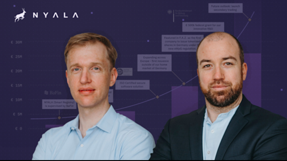 A NYALA Digital Asset AG abre um novo caminho para
títulos digitais para investimento com retorno